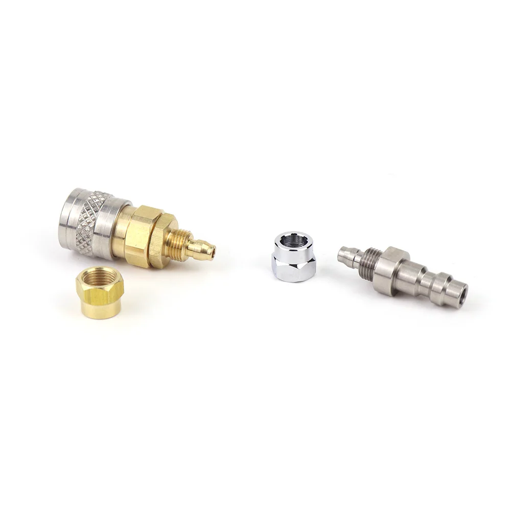 HPA (US Foster) 23-2 Male / 2302 Female Quick Disconnect QD Push-In Plug Fitting to 6MM - 6.35MM OD Hose