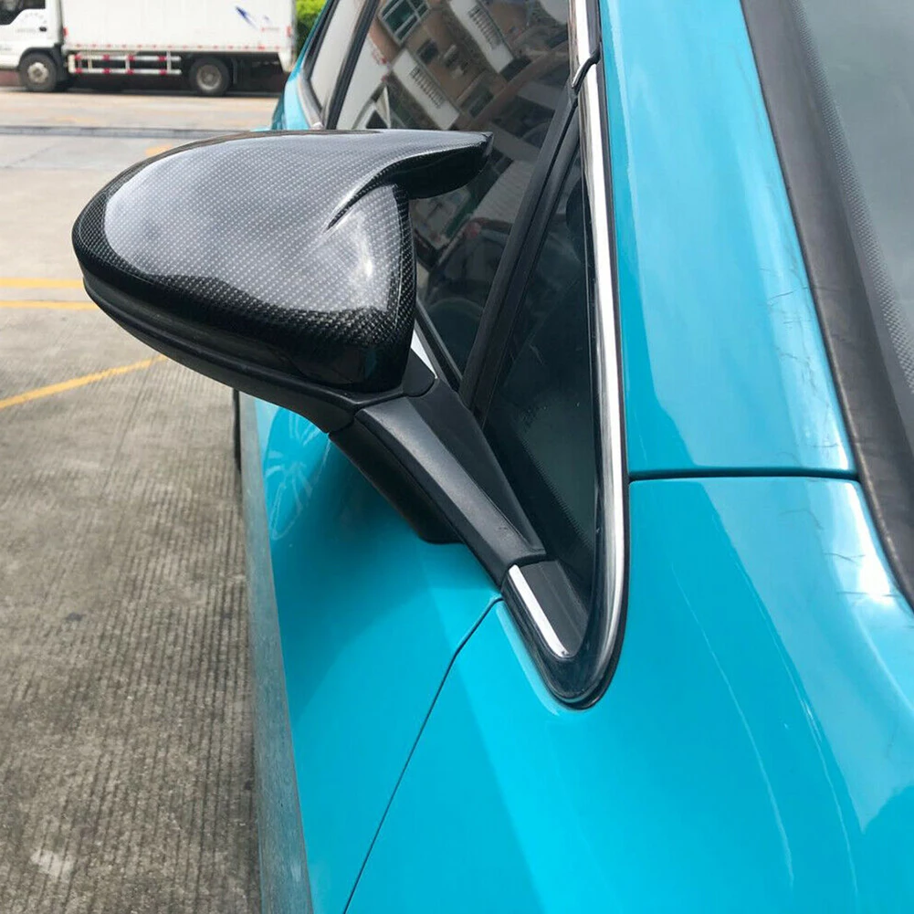 2pcs Car Replacement Side Wing Rearview Mirror Shell Cap for Golf 7 14-19 Car Accessories
