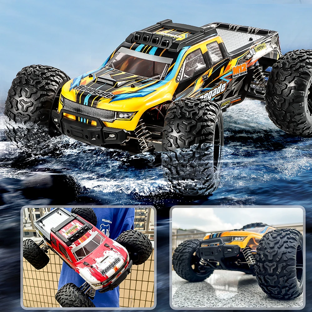 HAIBOXING 2996A 1:10 70KM/H 4WD RC Car With LED Off Road Remote Control Cars High Speed Drift Monster Truck for Adult Kids Toys