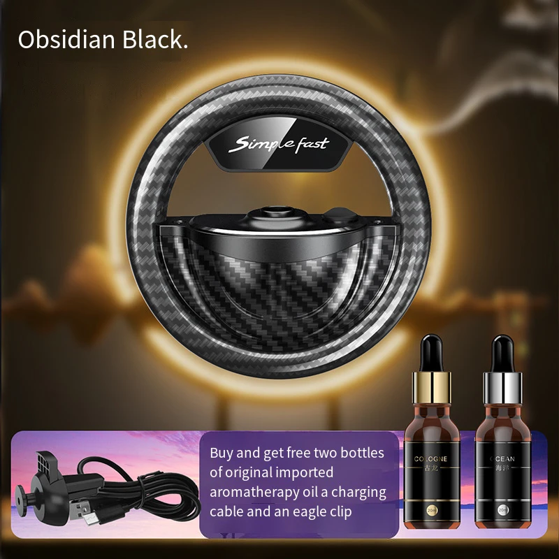 Smart Car spray Aromatherapy Machine Air conditioner Outlet Ornament Automatic Sensor Lamp RGB Vapor Universal Car Air Freshener