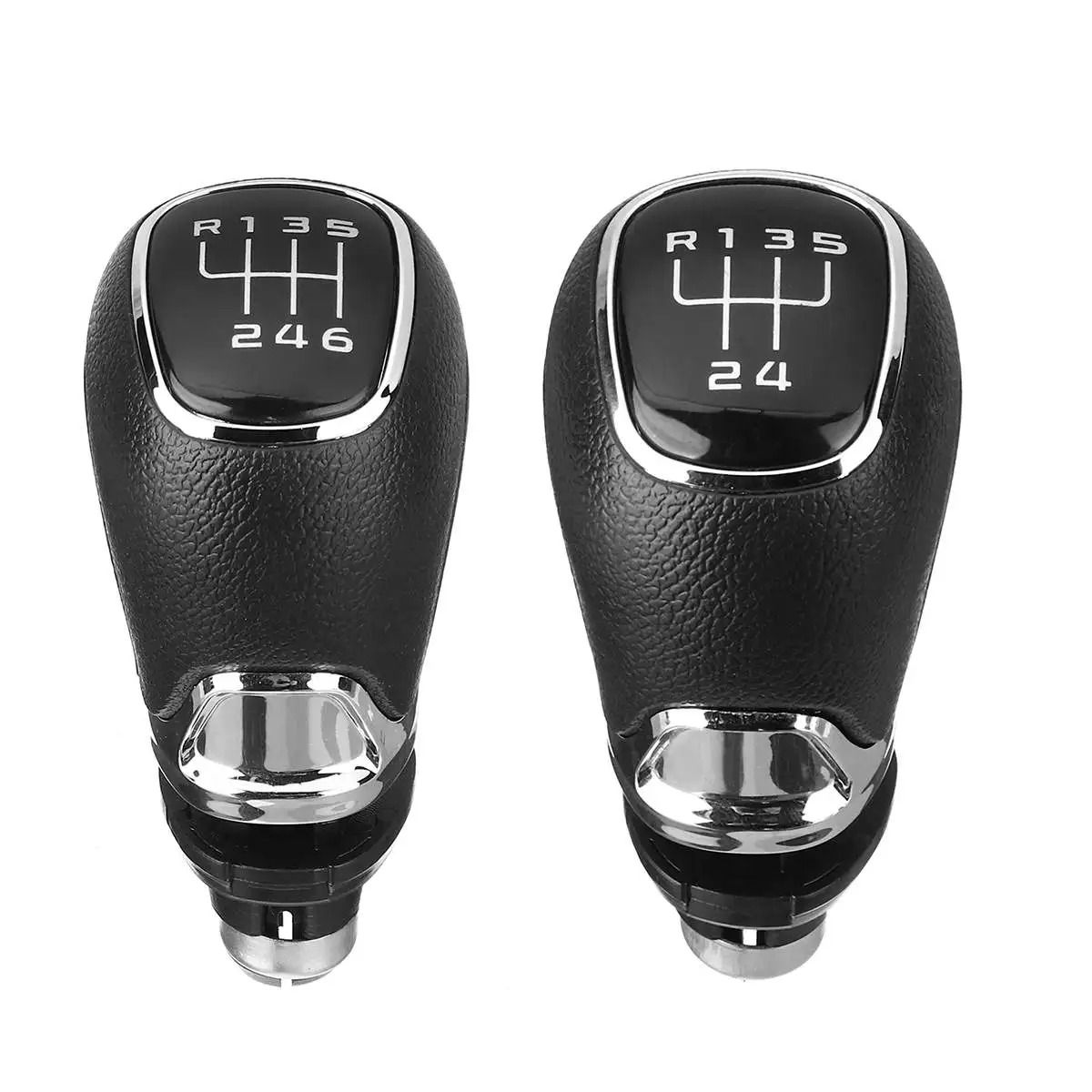6 5 Speed Speed Manual Car Gear Shift Knob Gaiter Boot Cover Shifter Gear Stick For Skoda/Octavia A5 A6 2004-2012 smile