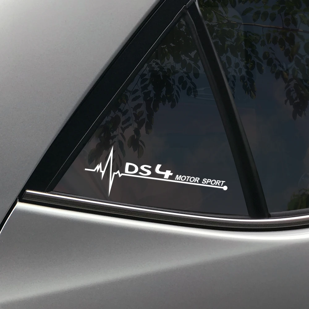 2PCS Car Side Window Stickers Vinyl Film Decals Auto Tuning Accessories For Citroen new DS3 Cabrio DS4 2025 DS5 Prestige 5LS DS6 DS7