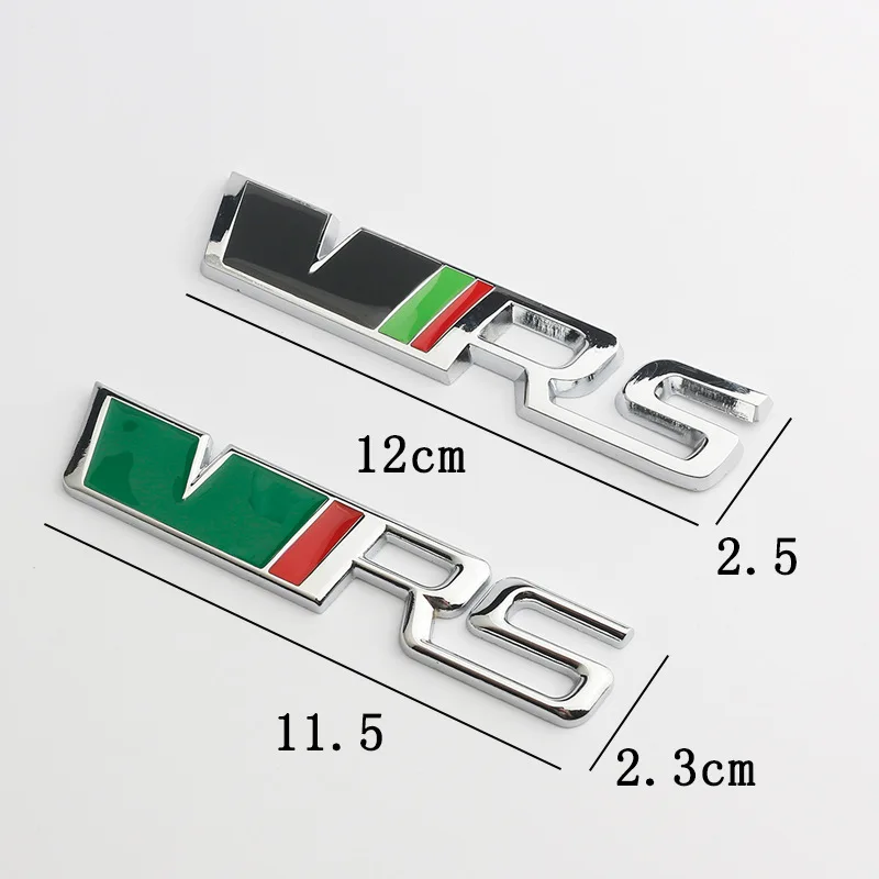 3d Metal Logo VRS Emblem Car Front Grill Badge Trunk Stiker For Skoda Octavia 3 2 A5 A7 MK3 MK2 Kodiaq Superb Fabia Accessories