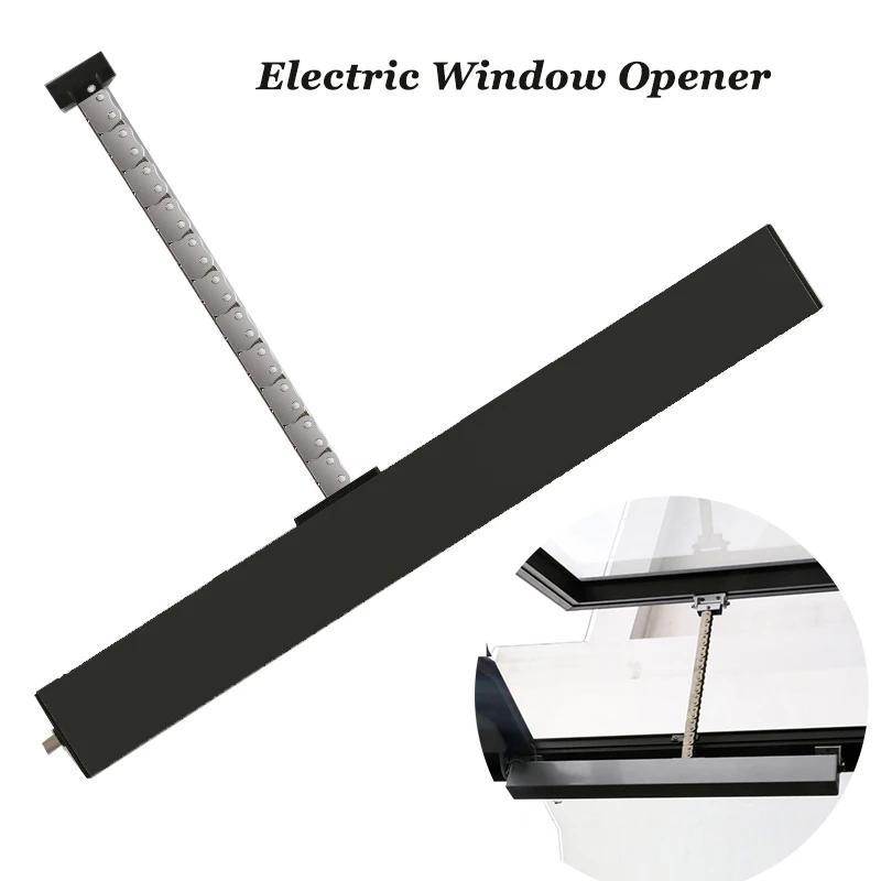DC Electric Window Opener with Tuya Zigbee Control MOdule Optional Remote controller Chain Window Motor