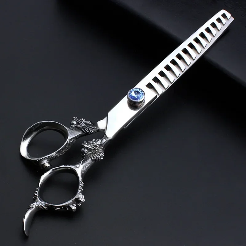 7Inch Professional Hairdressing Scissors Barbershop Hair Cutting Shears Barber Thinning Japan Hair Scissors S2563