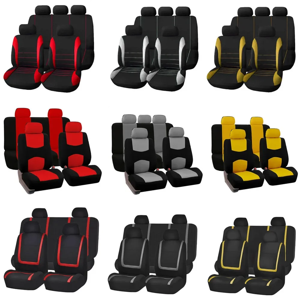 Fabric Seat 2/5Seats Car Covers For Renault Scenic Koleos ddmysmile Laguna Megane Latitude Logan Sanddero Duster Kadjar Clio Espace NEW Smile