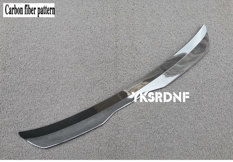 REAR WING SPOILER For Fiat 500 Abarth MK1 2008 2009 2010 2011 2012 ABS Plastic Roof Wing Hatchback Spoiler Lip Exterior Parts