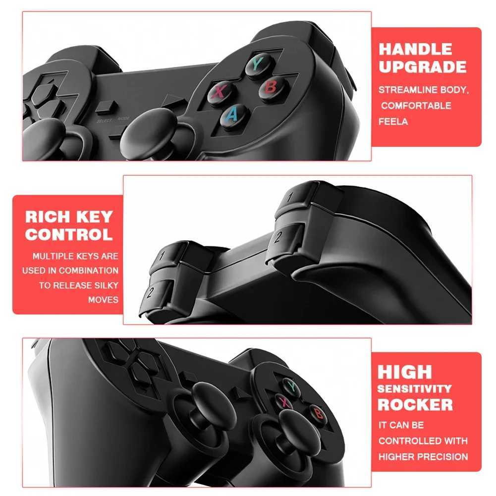 GD10 X2 Plus Gaming Stick 4K HD Retro Video Game Console Wireless Controller 64/128/256GB Built in 58000 Game Port TF Card Y241109