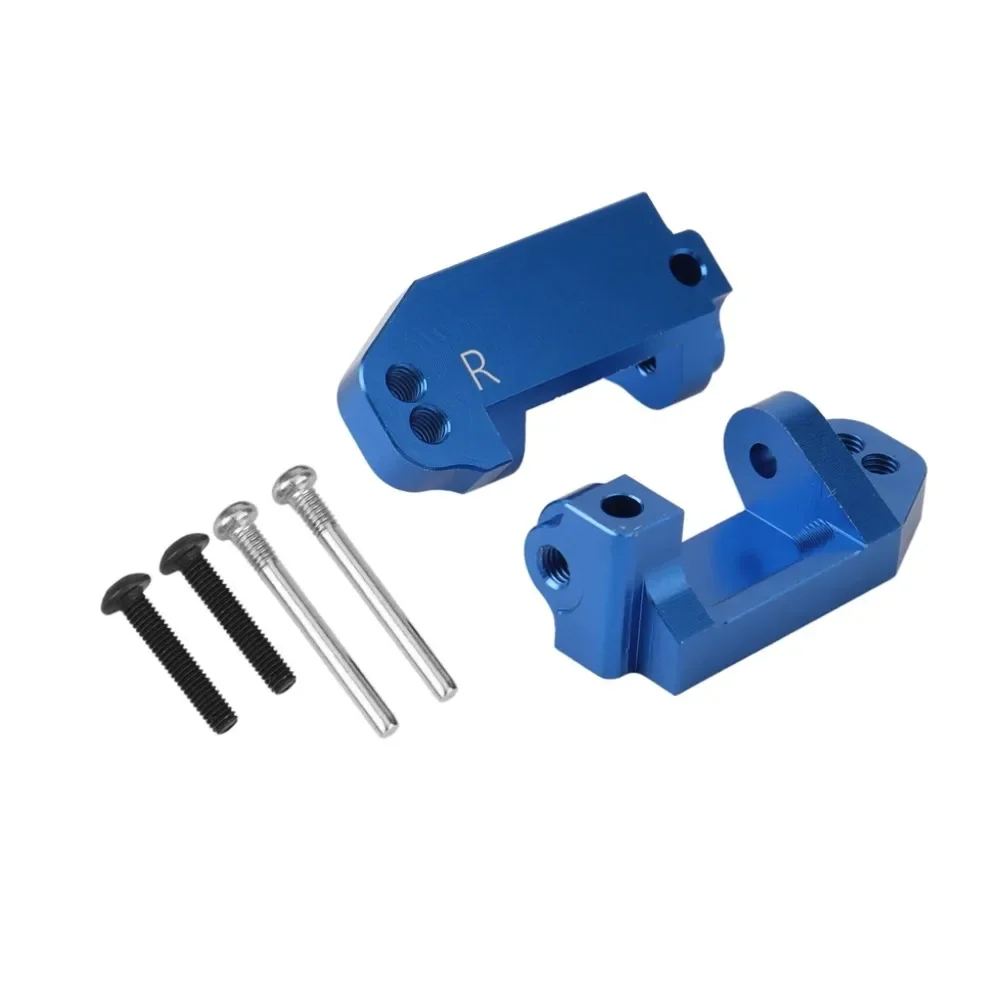 Metal Front Caster Block Steering Blocks Rear Stub Axle Carriers for 1/10 Traxxas Slash 2WD VXL Rustler Stampede Bandit RC Car