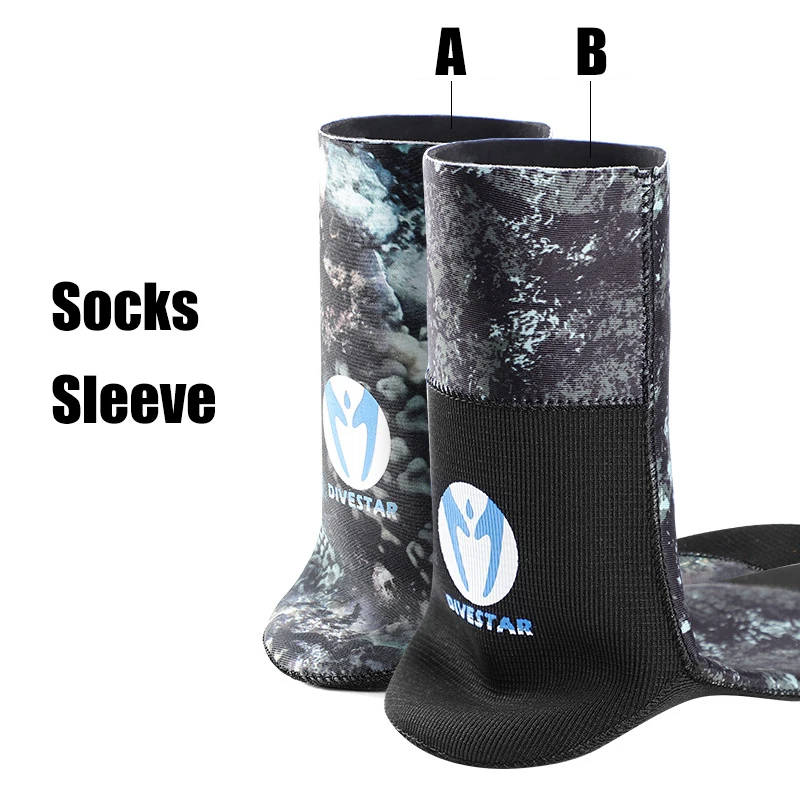 Neoprene Shoes 3mm Diving Camouflage Fishing Boots Keep Warm Underwater Hunting Spearfishing Swimming Socks Surfing Beach Shoes smile