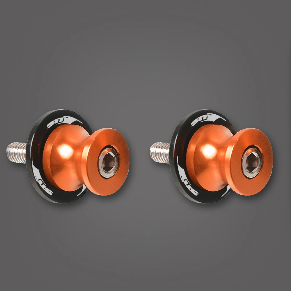 10MM Motorcycle Accessories Swingarm Sliders Spools Stand Screws For 990 SMR SMT 990SMT 2009 2010 2011 2012 2013