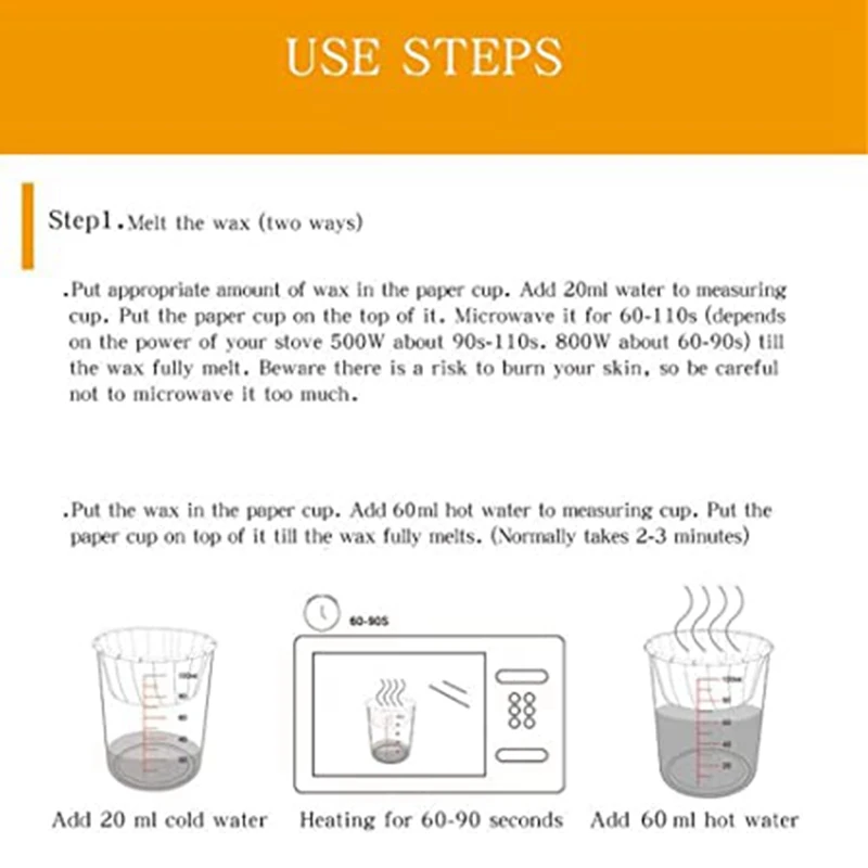 120Pcs Nose Wax Stick Applicator Spatulas Plastic Nose Waxing Strips Nose Clean Eyebrows Nose Hair Removal smile