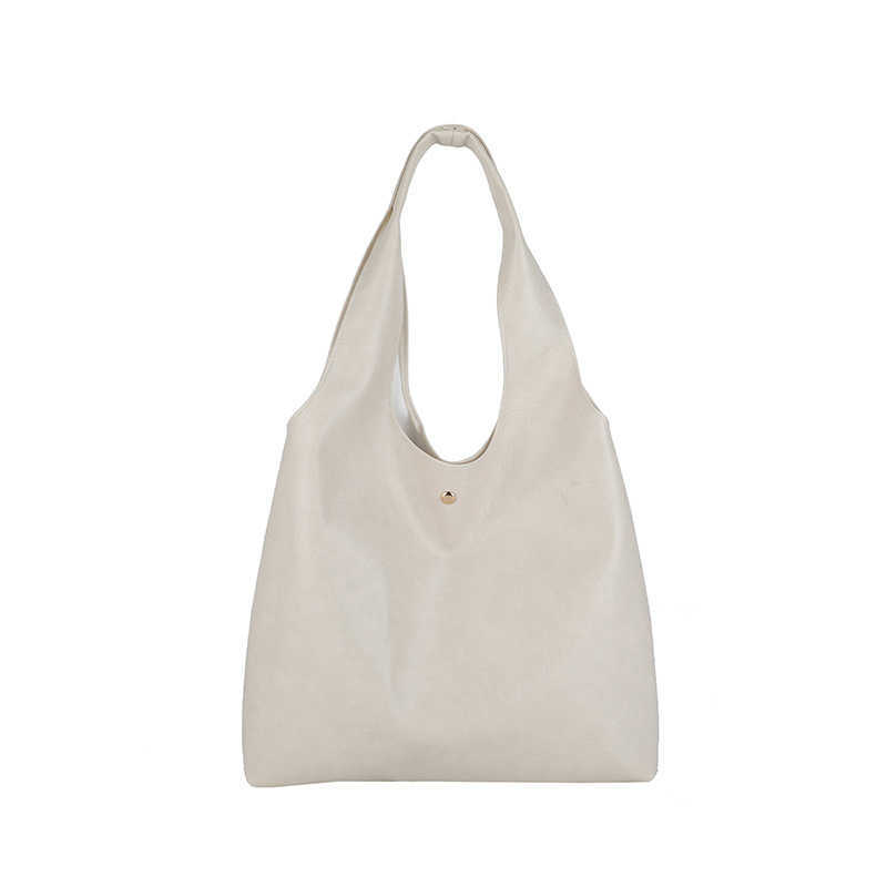 Large capacity tote bag for women 2024 new Korean version, high-end, trendy, simple, casual, versatile shoulder bag