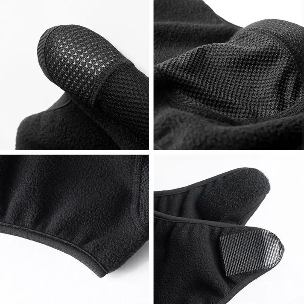 Winter Running Face Masks New Mesh Neck Warmer Warm Neck Cover Scarf Ear-Cover Men Women Fleece Sport Mask