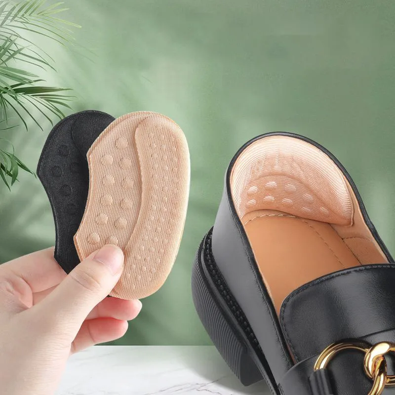 Shoe High Protectors Heel Heel Sticker Adjust Size Heel Pads Liner Grips Pain Relief Insoles for Feet Antiwear Anti-Slip Inserts smile