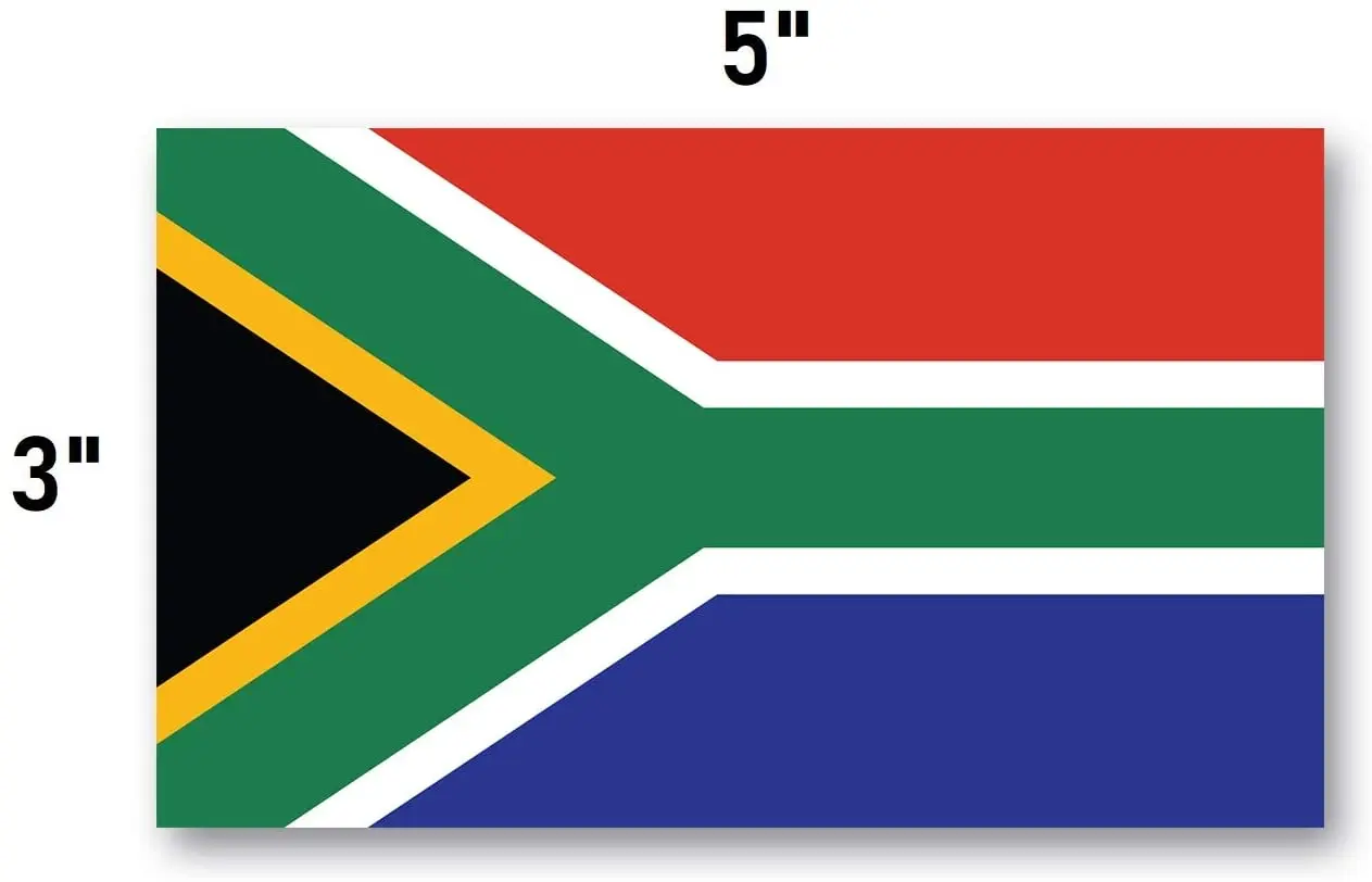Africa Stickers South Flag Suitable for Car Motos doors and windows Computer Sticker Trolley Case Wall Bumper Waterproof smile