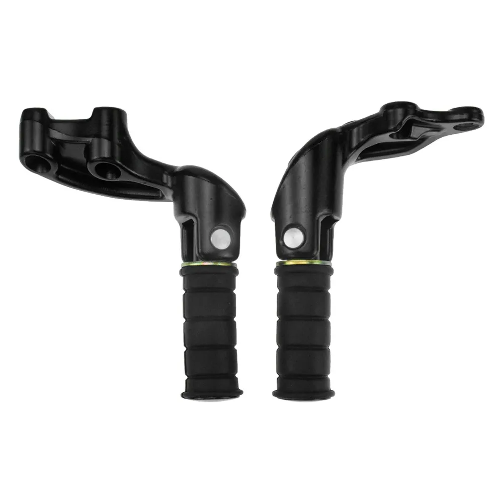 Motorcycle Passenger Footpegs Rear Footrest Mounting Bracket Pedal Black For Indian Scout Bobber 18-20 Sixty 16-20 Bobber Twenty