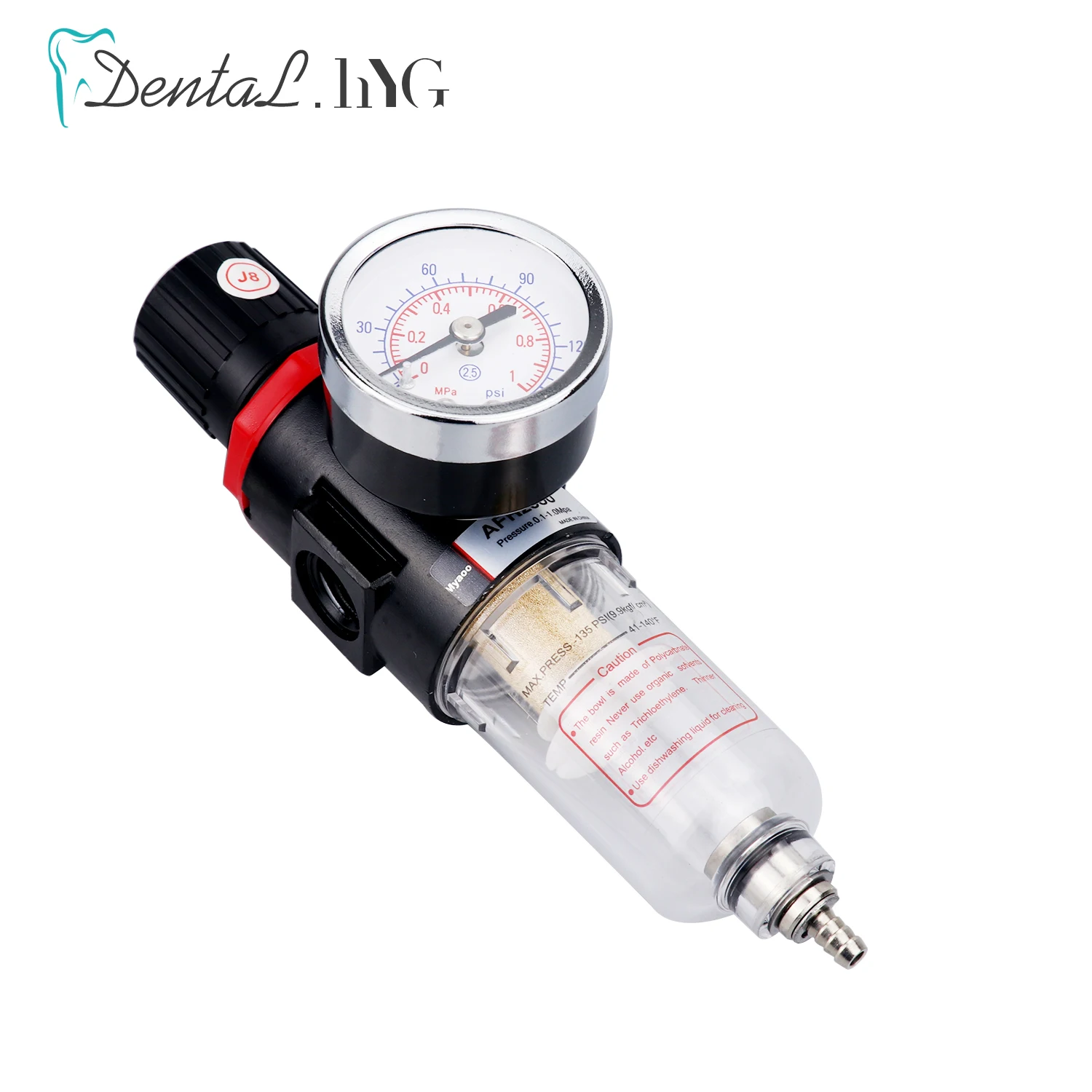 New Dental Air Reduce Valve Air Filter Regulator Compressor&Gas-Pressure Meter For Dental Chair Unit Equipment Dental Turbine