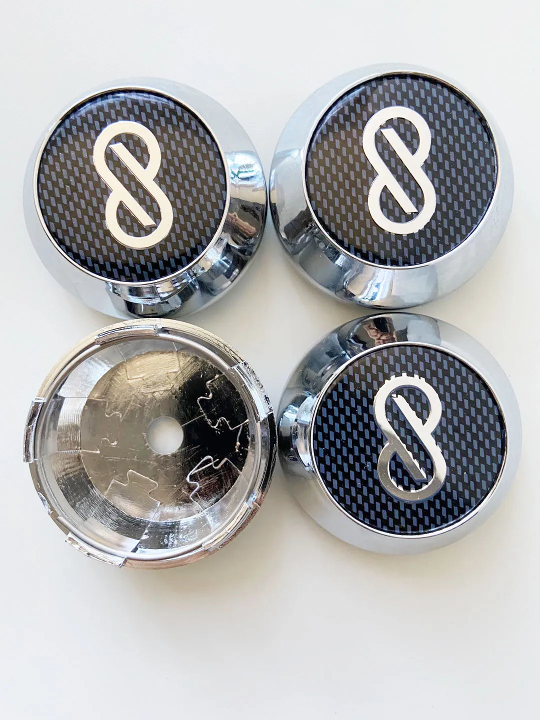 65MM Car Wheel 4PCS/Lot Center Hub Caps for ENKEI Emblem chrome smile