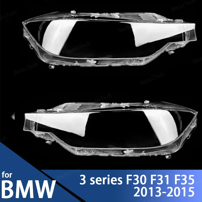 Car Transparent Housing Front Headlights Lens Shell Cover Glass Lampcover Lampshade For BMW 3 Series F30 F31 F35 2013-2015