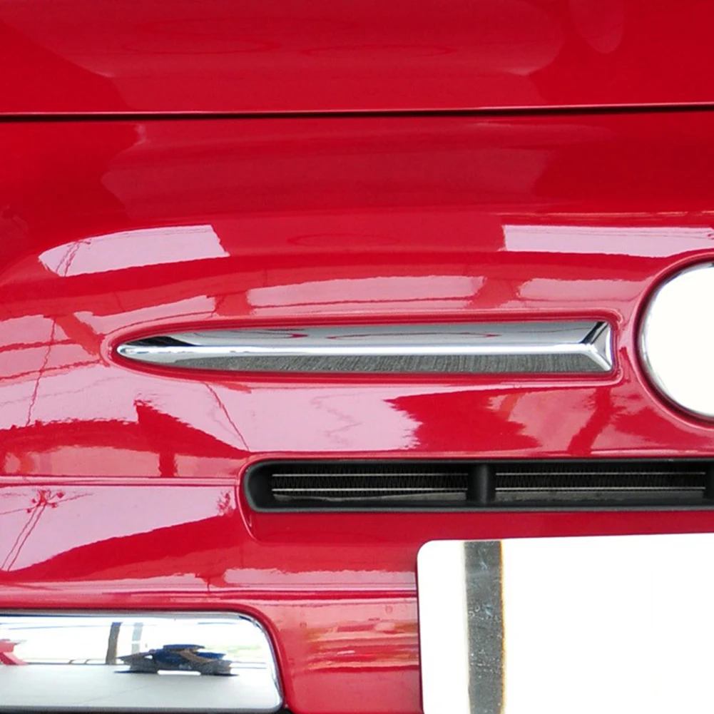 Car Front Bumper Lower Moulding Chrome Trim Molding for FIAT 500 2007-2015 735455057 735455056 Left Right Side
