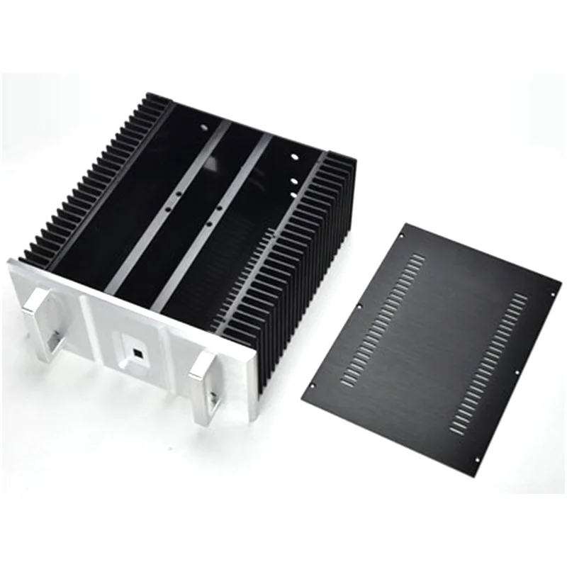 340*150* 355mm Aluminum Power Amplifier Chassis Enclosure for Class A Amplifier Chassis Diy Audio Case Shell