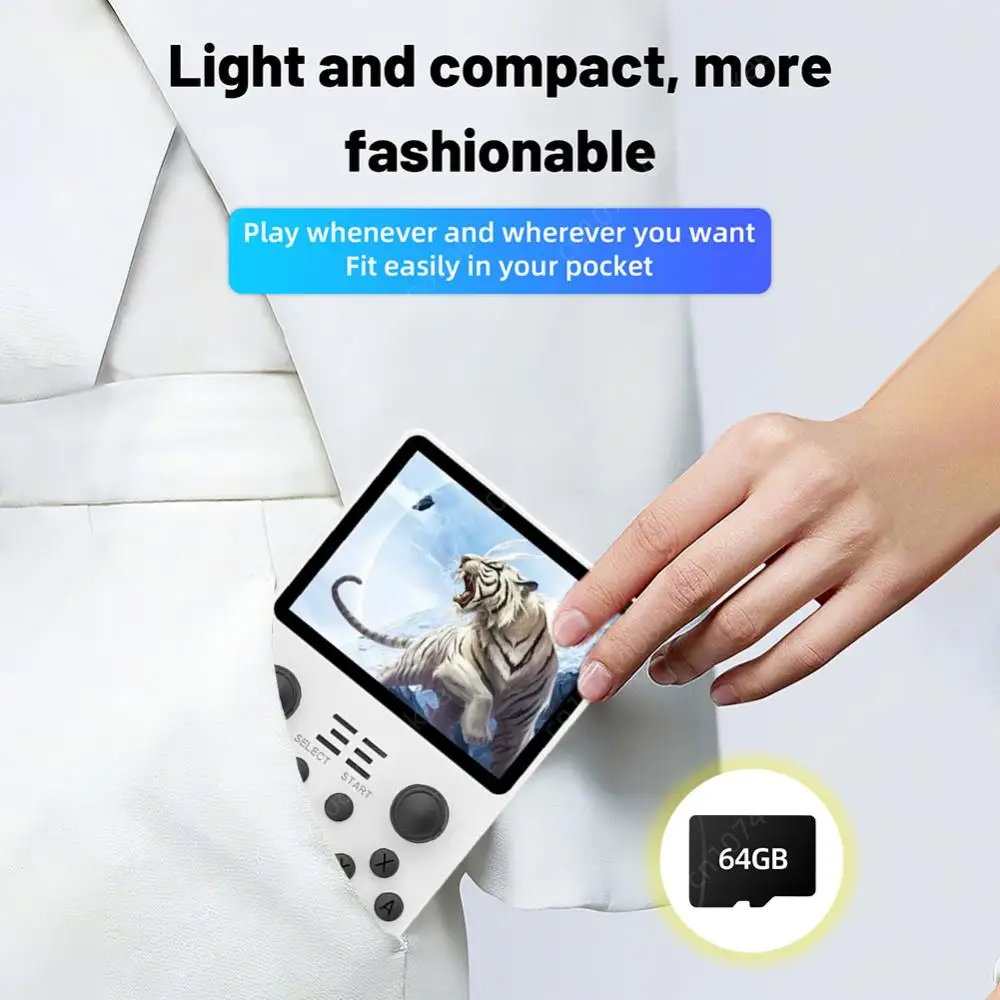 32/64/128GB TF/Game Card Built-in 3000+/15000+/25000+ Game Memory Card TF Card SD Card for Retro Handheld Game Console