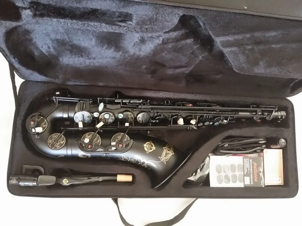 Super New Tenor Saxophone High Quality Sax B flat Tenor saxophone playing professionally paragraph Music Black Saxophone