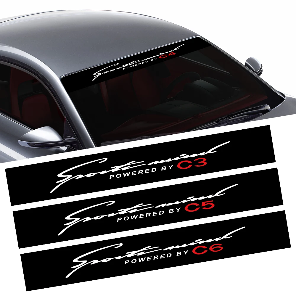 Car Front 2025 Windshield Stickers For Citroen C1 C2 C3 C4 C4L C5 C6 C8 C-ELYSEE new VTS C-CROSSER JUMPY NEMO XSRAR BERLINGO Picasso