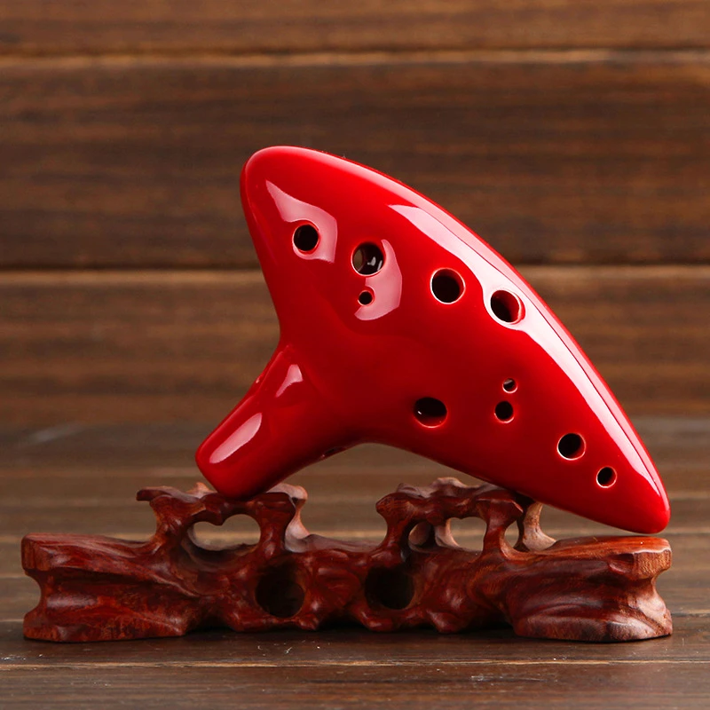 Holes 12 Alto Ocarina C Key Flute Ocarina 12 Holes ALTO AC Ocarina Folk Music Instrument fluta ocarina smile