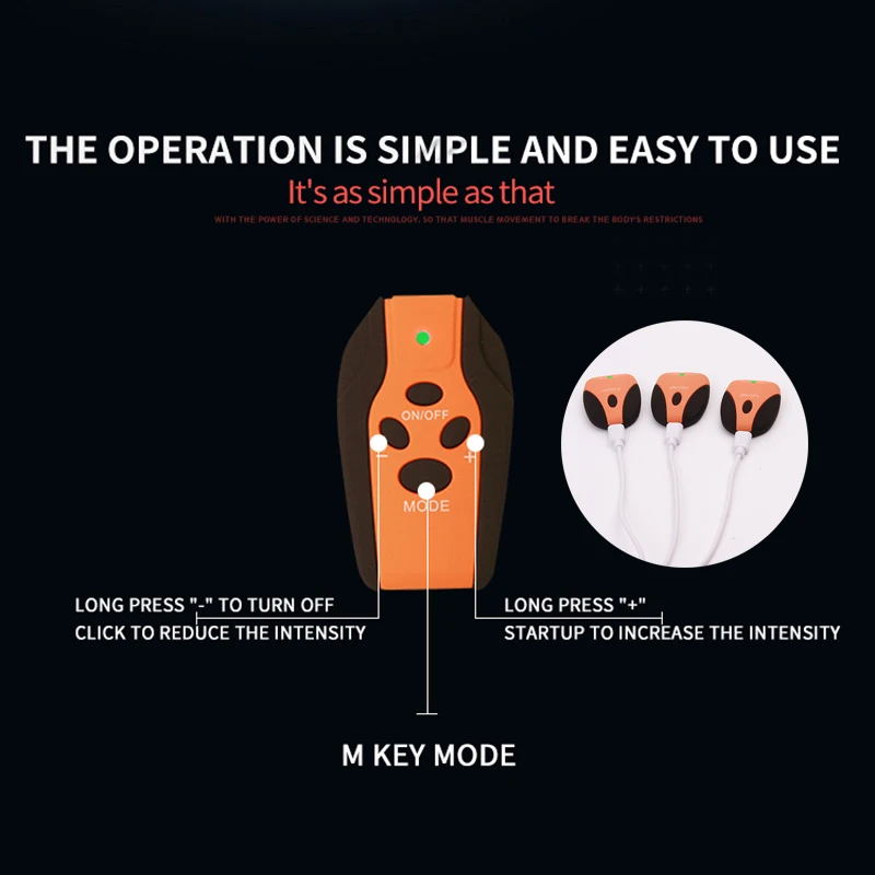 Electric Smart Charged USB Abdominal Muscle Stimulator ABS EMS Hip Trainer Body Slimming Massage Belly Arm Leg Workout Unisex smile