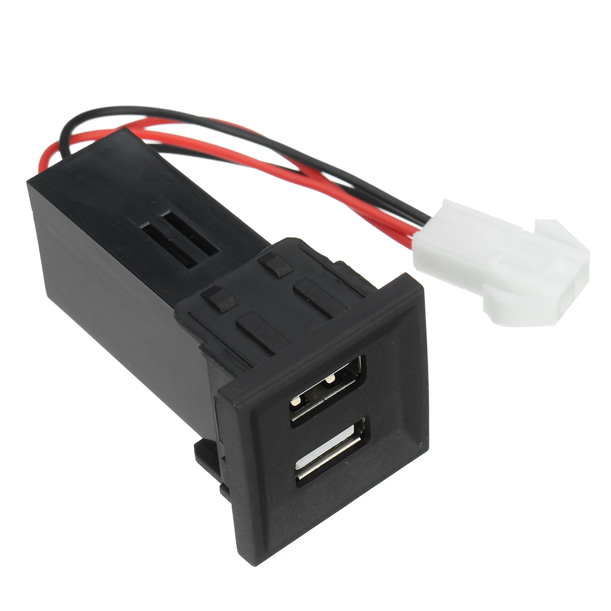 12V Car Dual USB Charger Adapter Socket Phone Charger For ASR Dash Blank Switch For Volkswagen For VW T5 Transporter 2003-2009