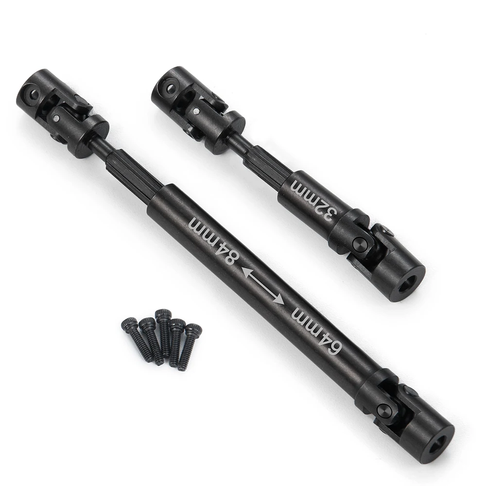 YEAHRUN Steel Center Drive Shaft for 1/24 Axial SCX24 Deadbolt Jeep Gladiator JLU Bronco 4WD Rock Crawler Truck Upgrade Parts