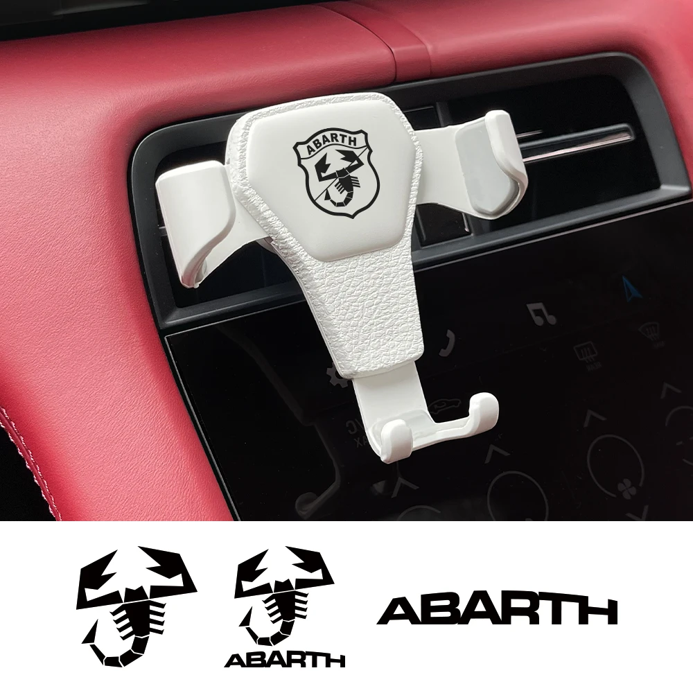 Car Air Vent Mount Adjustable Mobile Phone Holder For Fiat 500 Abarth Punto Panda Bravo Tipo Ducato 250 Argo Car Accessories