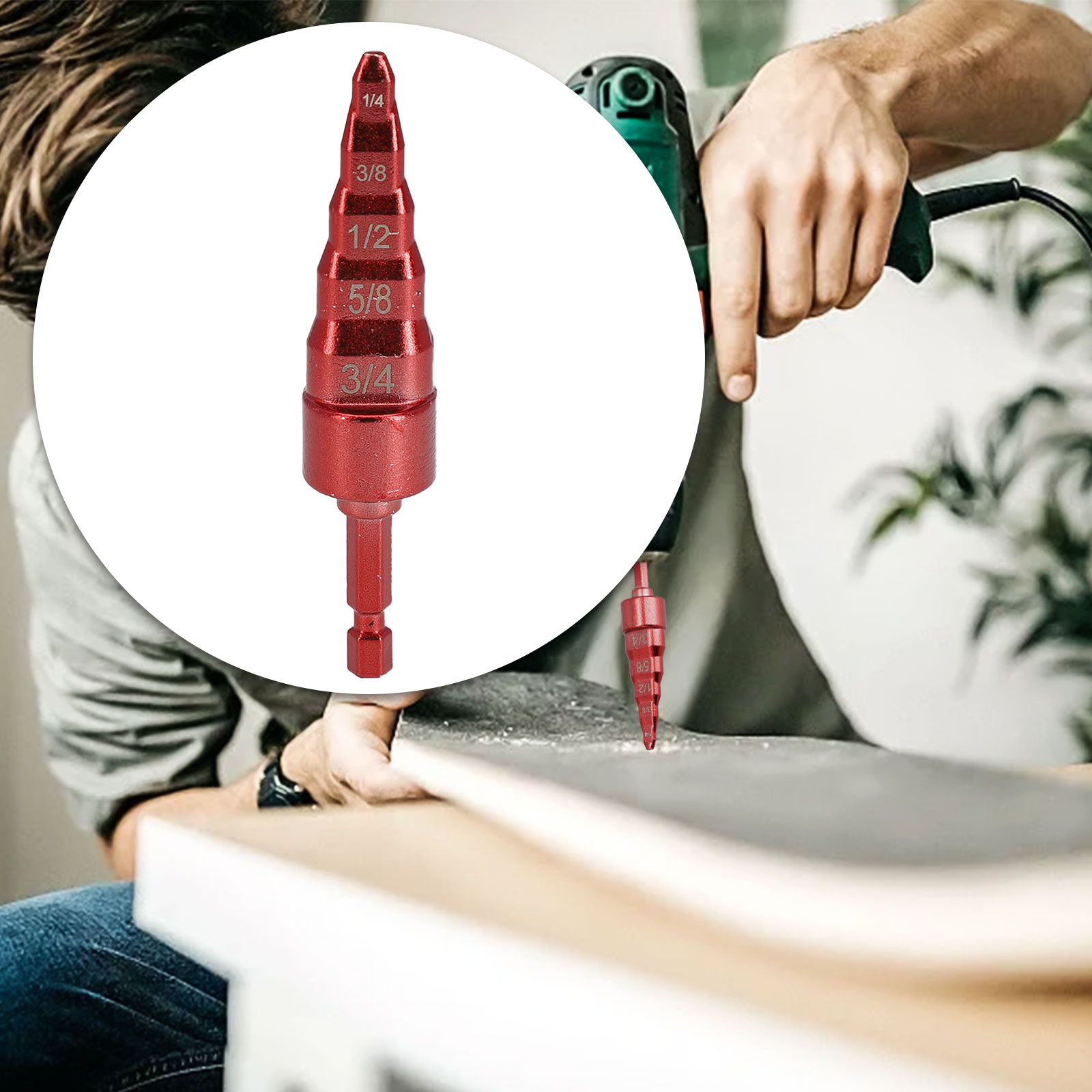 Air Conditioner Copper Pipe Expander Swaging Drill Bit Hex Shank Electric Drill Bit Flaring Tools 1/4 3/8 1/2 5/8 3/4 Inch