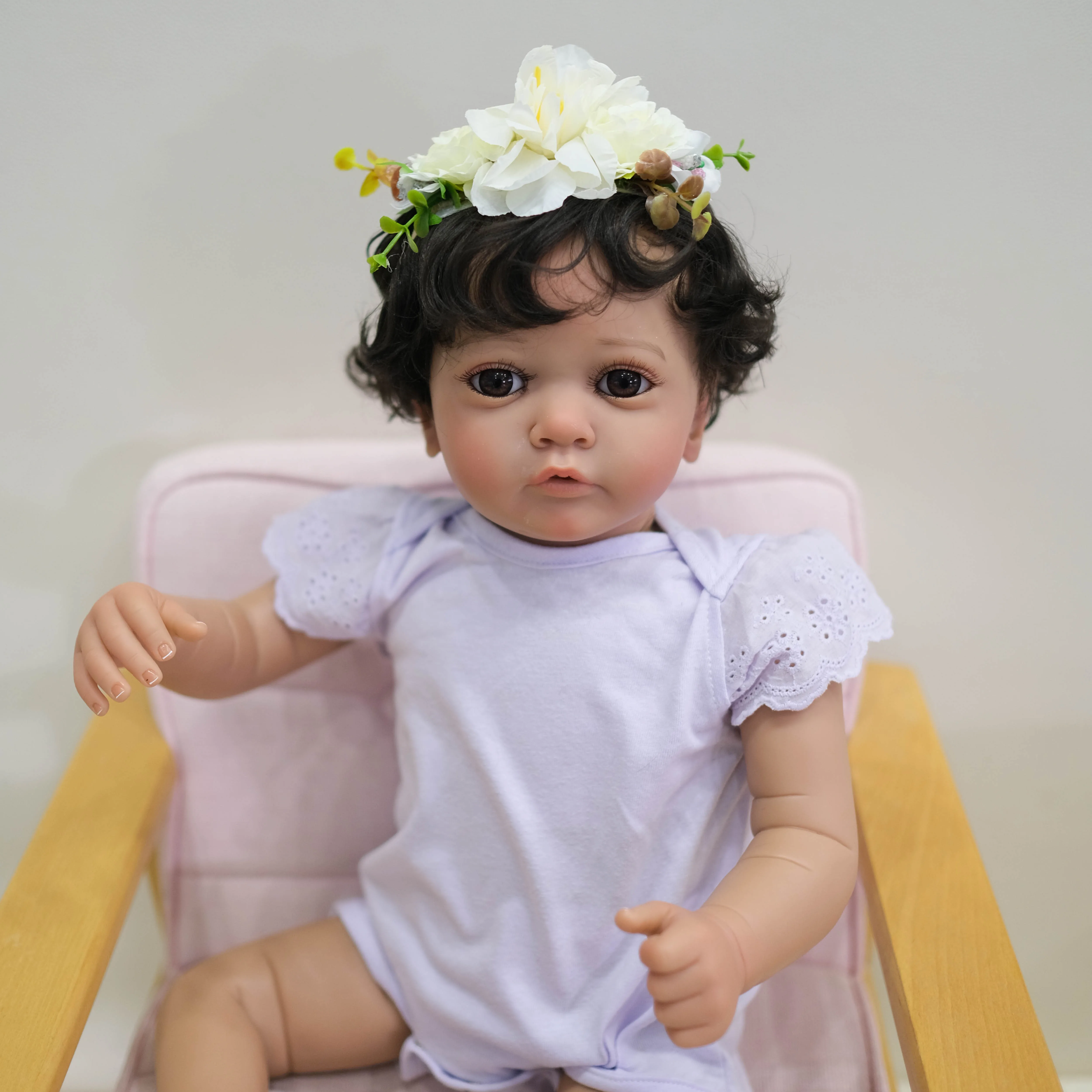 NPK 23inch Reborn Toddler Doll New Popular new Ayana Hand Root Hair 3D Skin Visible 2025 Veins High Quality Art Doll
