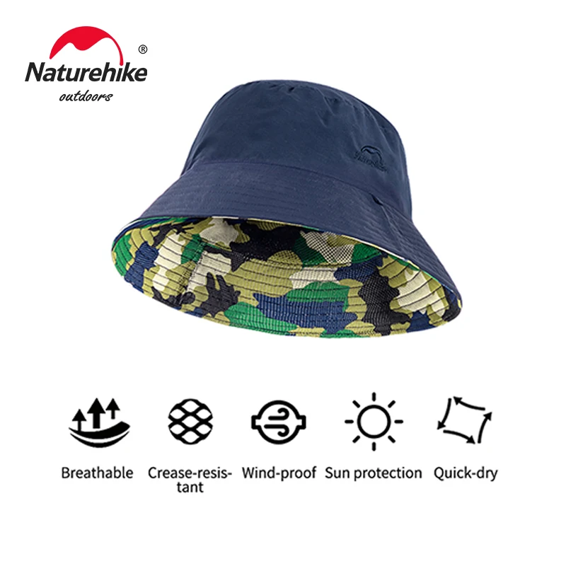 Naturehike SUPPLEX Sunshade Fisherman Hat Ultralight Folding Summer Quick-dry Bucket Hat Hunting Hiking Fishing Hat NH18H008-T