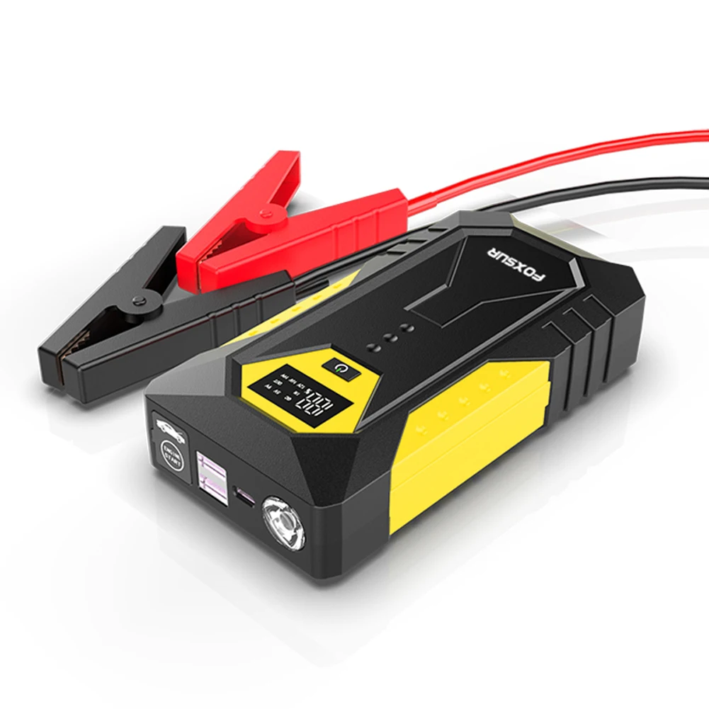 26800mAh Car Jump Starter Power Bank 12V Portable Car Battery Booster Charger Starting Device 800A Emergency Car Starter Buster