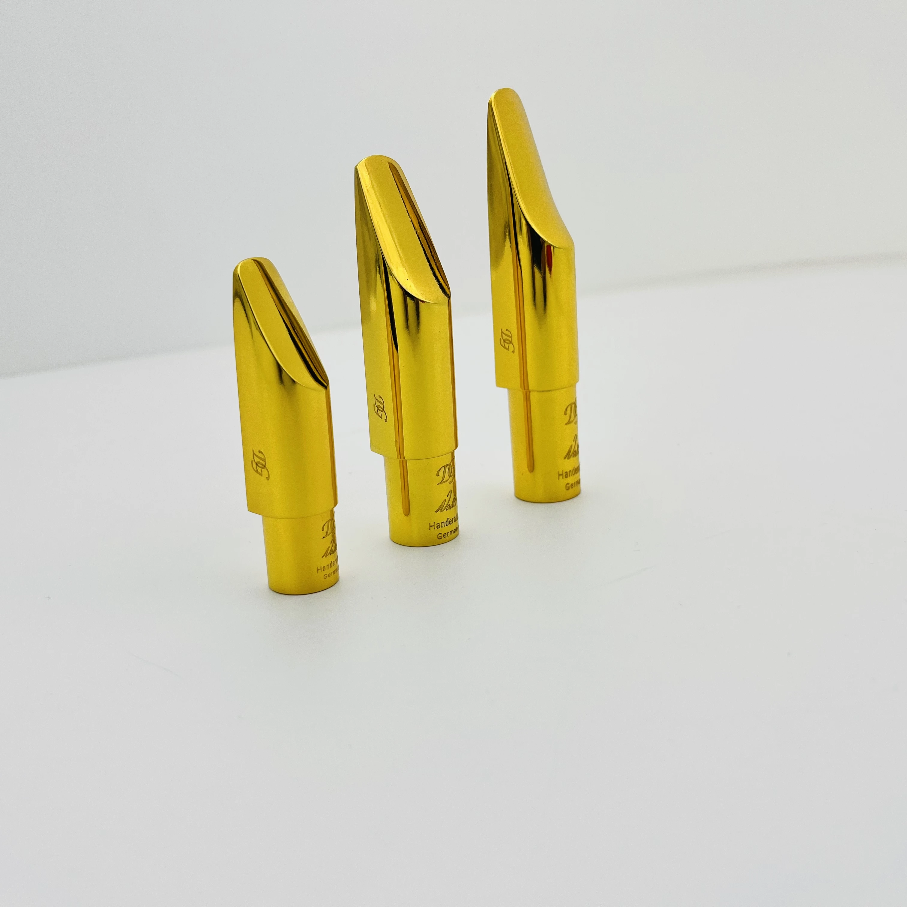 Metal Sax Mouthpiece DG Alto Soprano Tenor 5 6 7 8 9 Golf Plated Saxophone Mouthpiece Woodwind Interstument smile