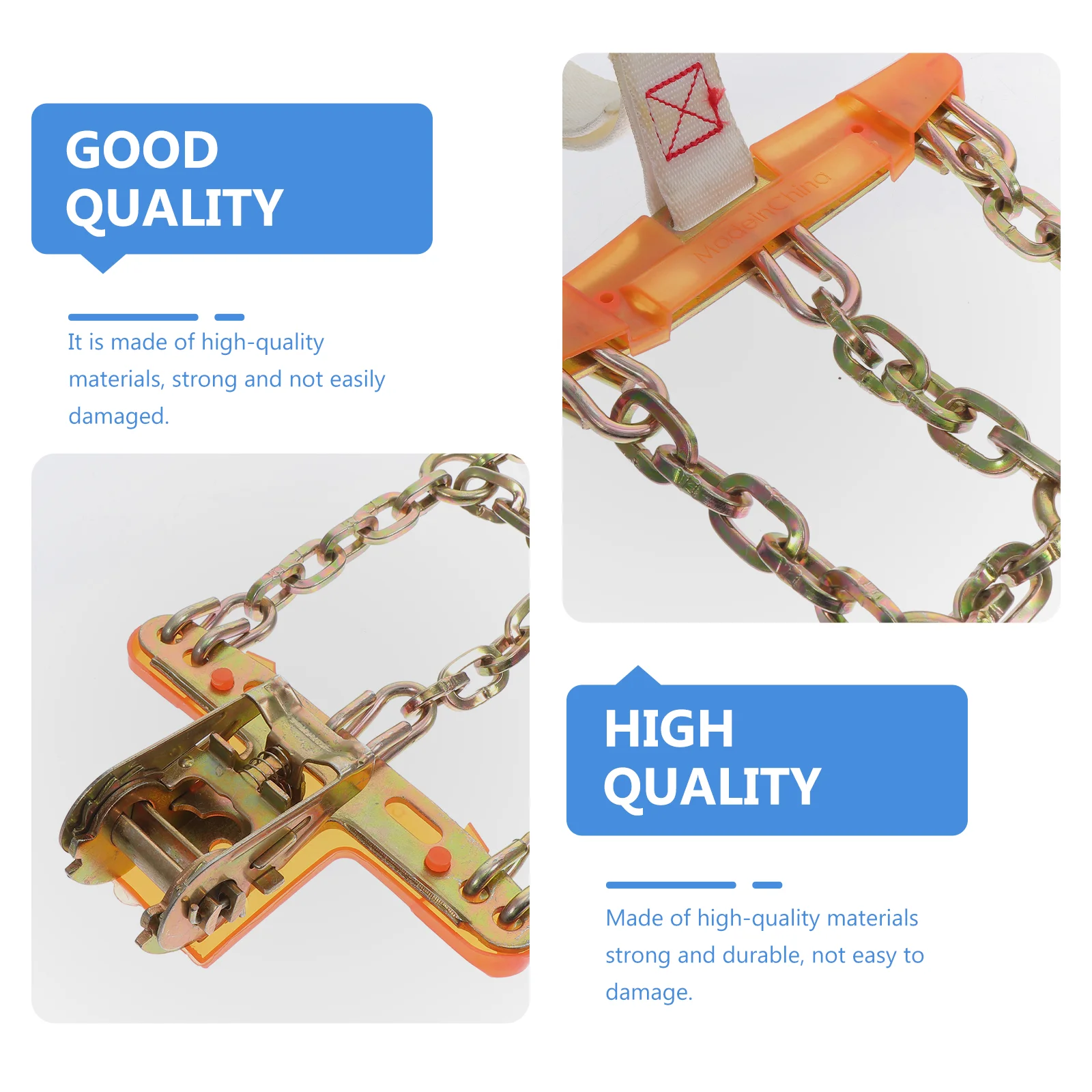 Tire Chains Winter Car Versatile Suv Accessories Safety Snow Wheel Steel Accessory Heavy Duty