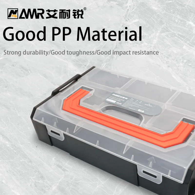 Toolbox Organizer Tool Organizer Nail Organizers Parts Case Storage Box Screw Nuts and Bolt Electronic Component Storage Bin - C