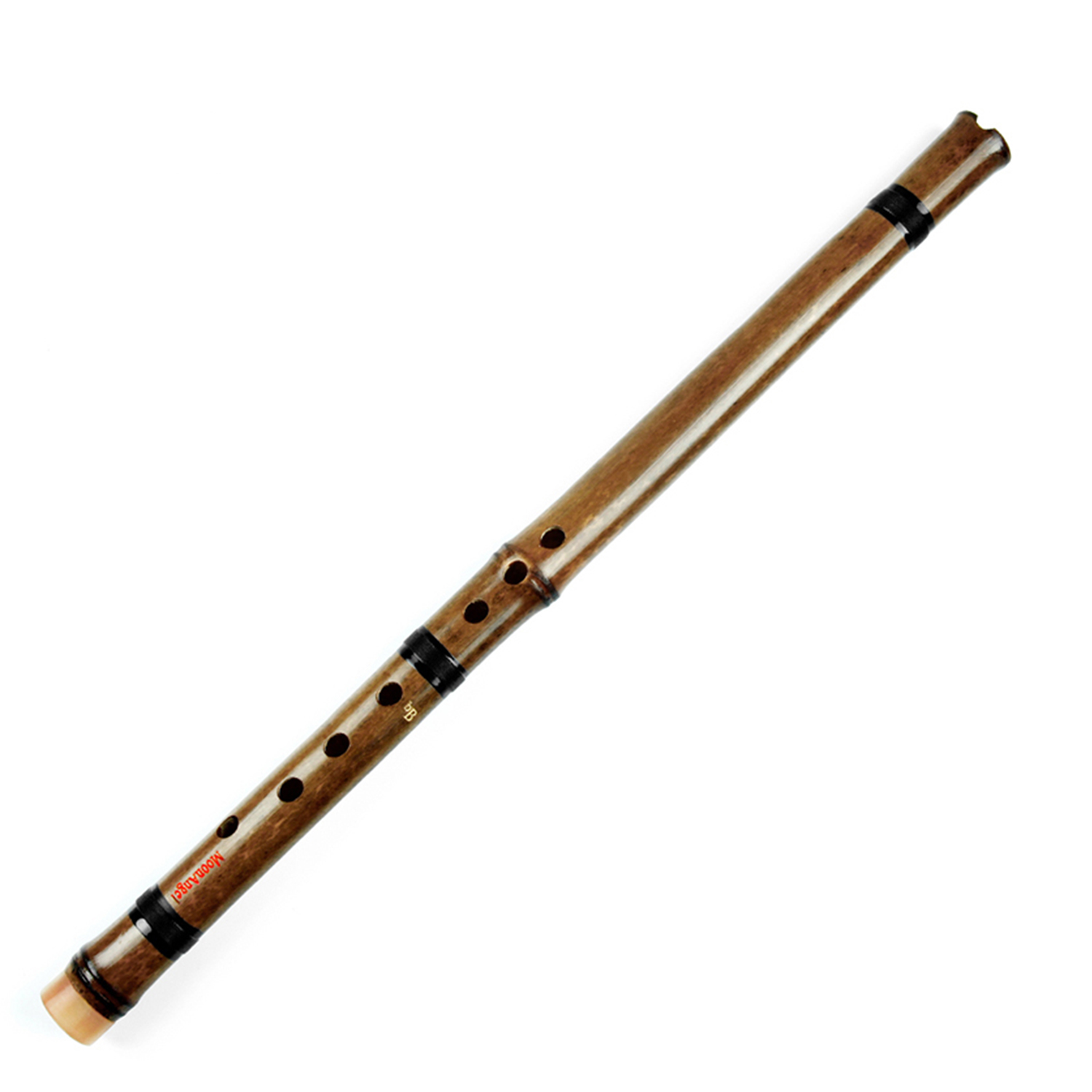 Short Xiao Original 2025 Vertical Bamboo Flute, Black Line Musical Instruments, Traditional Chinese Woodwind new Instrument, Brown