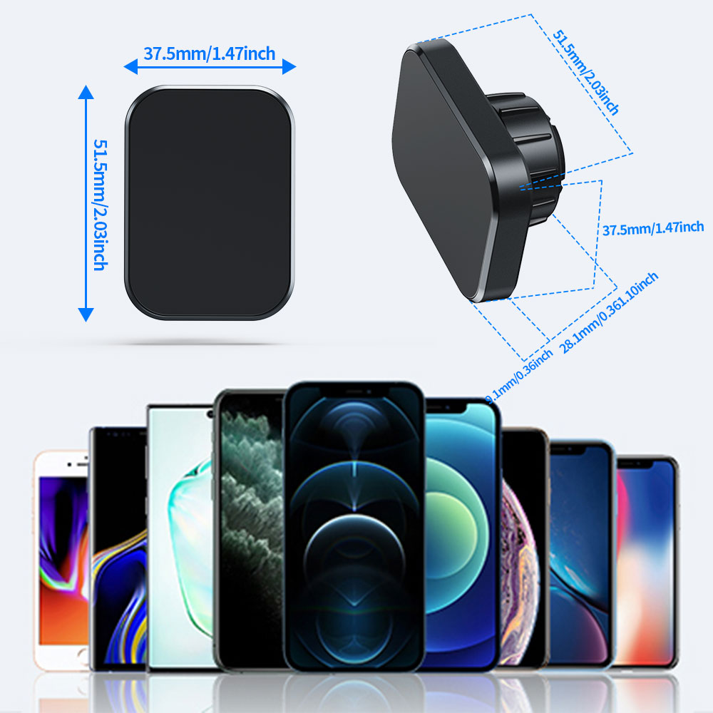 Multifunctional Universal Car Air Vent Magnetic Cell Phone Holder Can be Rotated 360 Degrees Built-In 6 Powerful Magnets