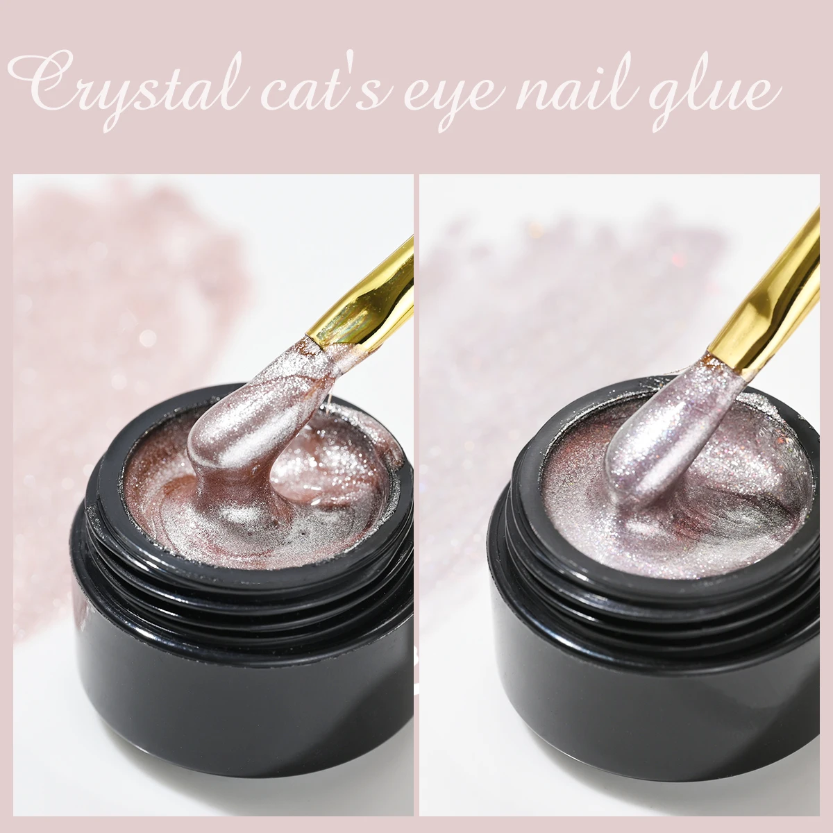 5ML Super Shine Crystal Cat Eye Magnetic Nail Gel Sparkling Semi Permanent UV Gel Polish Nail Art Varnish Magnet Cat Eye's Gel &