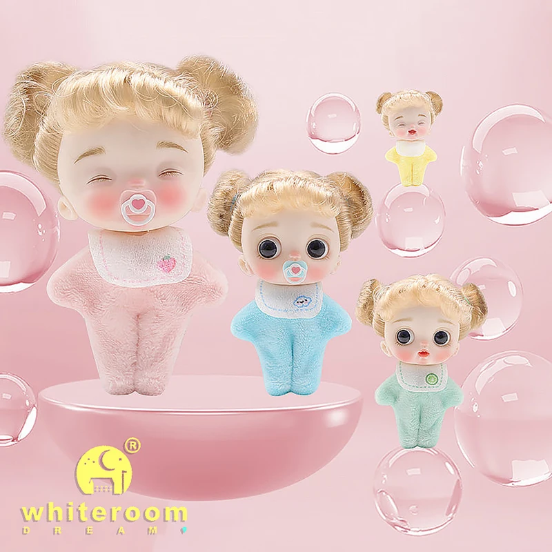 Girls OB11 For Toys BJD Doll Clothes Baby Cute Smiling Reborn doll Doll Make-up Body Cute 1/12 Dolls Toys for Girls Gifts Kids smile