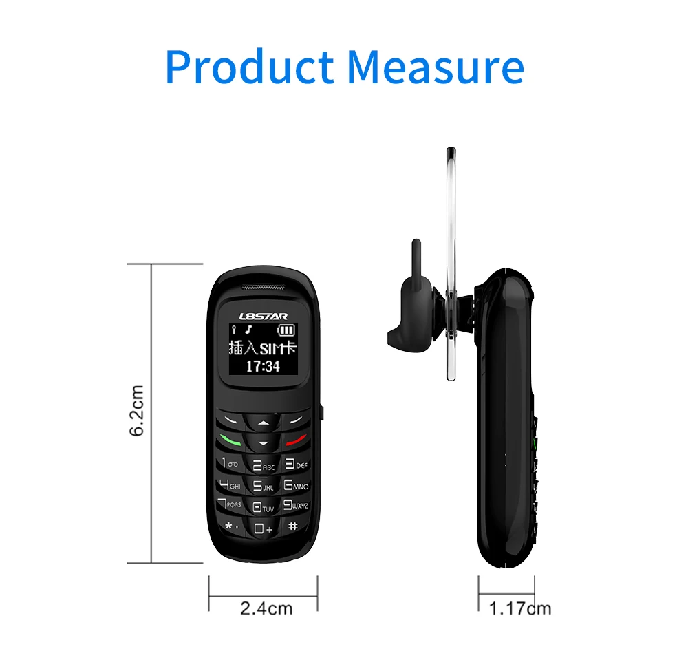 Durable L8Star Mini Phone Unlock Gtstar BM70 BM70 BM70 Magic Voice GSM Cellphone Bluetooth Dialer Mobile Headphone With MP3