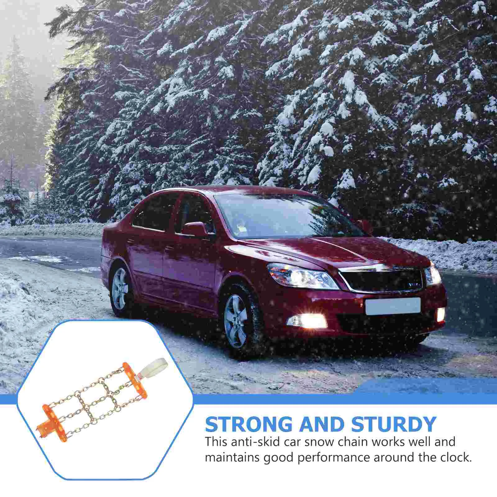 Tire Chains Winter Car Versatile Suv Accessories Safety Snow Wheel Steel Accessory Heavy Duty