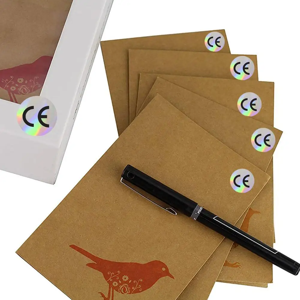 Hologram Sticker Stickers 80 CE Certificated Label Sticker Diameter 10*10Mm ddmysmile Cool Gradient Colors Waterproof For Electronic Smile 10*10Mm