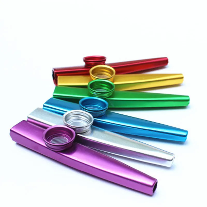 Kazoo Organ Metal Mouth Mouth Flute Children Musical Party Instrument Educational Toy Gift For Kids smile