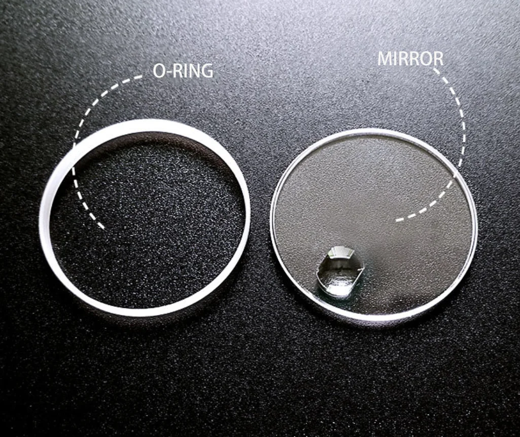 &Tudo calendar Rlx r32.7/32.4/30.4/27.9/29.4/29.1 table mirror sapphire crystal watch glasses smile &Tudo